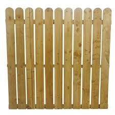 Sink the posts in the ground with concrete and leave to set. 150mm 6 Paling Rounded Picket Fence Panel 25mm Gap 1 8 6ft X 6ft 1 83m Manningham Concrete