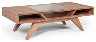 Modrest makai modern black & walnut coffee table. Modrest Dublin Modern Walnut Coffee Table Midcentury Coffee Tables By Modern Miami Furniture