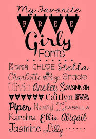 My Favorite Free Girly Fonts Plus How To Download Fonts And Install On Your Computer Girly Fonts Silhouette Fonts