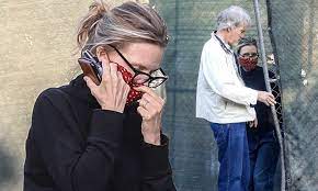 Maybe you would like to learn more about one of these? Michelle Pfeiffer Covers Her Face As She Inspects Renovations On Her 22 5 Million Mansion Daily Mail Online
