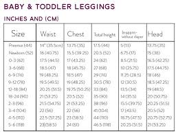 Baby Leggings Size Chart Sewing Projects Baby Harem