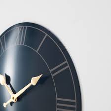 Pollett Ceas Perete Albastru Inchis Ikea Uhrideen Wanduhr Wanduhren