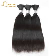 Hannah deep weave bulk braiding hair. Joedir Brazilian Straight Bulk Hair For Braiding Remy Human Hair Weave Bulk Bundles 8 To 30 Inch Crochet Braids Natural Color Hair Weaves Aliexpress