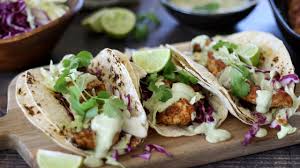 Think food i love food food for thought good food yummy food delicious meals fish recipes seafood recipes mexican food recipes. Grilled Chicken Taco Recipe With Avocado Cilantro Dressing Youtube