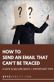 How To Send Email That Can T Be Traced In 2020 Computer Projects Email Writing Computer Security