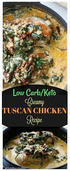 Absolutely Delicious Low Carb Creamy Tuscan Chicken Recipe Recipe Creamy Tuscan Chicken Recipe Chicken Recipes Recipes