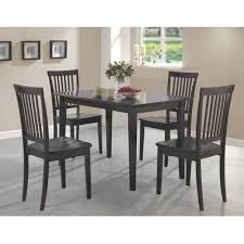Coaster Company Oakdale Apartment Size 5pc Dinette Cappuccino Walmart Com Small Kitchen Table Sets Kitchen Table Settings Dining Room Sets