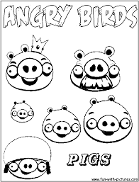 The angry birds characters are immensely popular and it is no surprise that kids want to color them. Drawing Angry Birds 25145 Cartoons Printable Coloring Pages