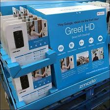 Zmodo Smart Doorbell Table Top Display Fixtures Close Up Smart Doorbell Table Top Display Table Top