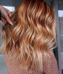 The Peachy Blonde Is The Perfect Light Hair Color For Fall Ginger Hair Color Light Hair Color Hair Color Caramel