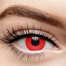 2pcs 1 Pair Red Eye Contacts Demon Eyes Demonic Red Eyes Red Eyes Contacts Makeup Tools Products Demon Eyes