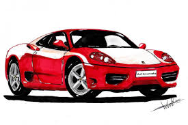 Seller 98.6% positive seller 98.6% positive seller 98.6% positive. 2001 Ferrari 360 Modena Wvdb Automotive Art Draw To Drive