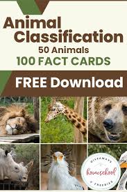 Free Animal Classification Fact Cards And Cheat Sheets Homeschool Giveaways In 2020 Animal Classification Free Homeschool Curriculum Animal Education