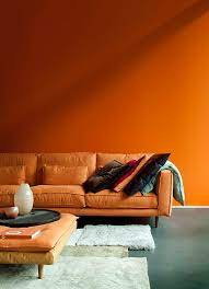 Pin Von Ariane Danielle Auf Home Oranges Sofa Wohnzimmer Orange Orange Zimmer