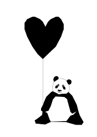 Happy Valentine S Day Things I Love Panda Art Panda Print Cute Panda Wallpaper