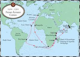 Cabral was to follow the same route as da gama around africa to india. Crossing The Ocean Sea Pedro Alvares Cabral Reaches Brazil