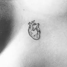 Tattoo Ideas Minimalist Tiny Tattoo Black And White Realistic Heart Tattoos Black Tattoos Trendy Tattoos