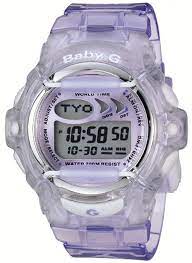 Casio Women S Bg169 6v Baby G Purple Jelly Shock Resistant Sports Watch Casio Baby G Watch Womens Sport Watches 1 Casio G W Baby G Casio Best Kids Watches