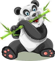 Gambar vektor gratis panda beruang hewan lucu bayi. Sketsa Gambar Hewan Panda Lucu