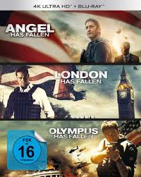 Olympus Has Fallen - Die Welt in GefahrLondon Has FallenAngel Has Fallen  - Triple Film Collection (3 4K Ultra HD) (+ 3 Blu-ray 2D) von Antoine Fuqua  - Blu-ray 4K | Thalia