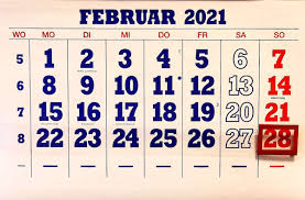 Feiertage 2021 kalender 2021 zum ausdrucken mit ferien bw. Pure Kalender Asthetik Was Den Februar Dieses Jahr So Perfekt Macht Wissen Stuttgarter Zeitung
