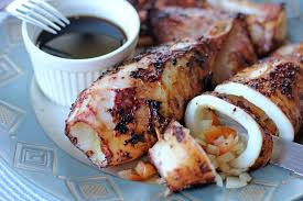 Inihaw Na Rellenong Pusit Grilled Stuffed Squid Ang Sarap Food Squid Recipes Recipes