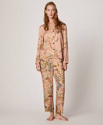 Oberteil Mit Floralem Print Pyjamas Pyjamas Oysho Piyama Baju Tidur