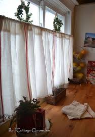 May 5, 2015 by christina dennis · this all that's required to sew these easy diy cafe curtains is a bit of measuring, some pressing, and. How To Create Cafe Curtains For Under 5 Dollars Cafe Curtains Diy Curtains Curtains
