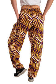 The Hot Yoga Hammers Ladies Purple And Gold Zubaz Hammer Pants