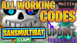 Sans multiversal battles codes will offer things, pets, gems, coins and a lot of once different players try and build cash throughout the sport. Sans Multiversal Battles New November Codes Sans In Event Sans Multiversal Battles Roblox Youtube