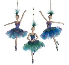 The elegant ballerina comes with a ribbon tie for easy hanging. Peacock Ballerina Ornament Ballerina Ornaments Peacock Ornaments Peacock Christmas