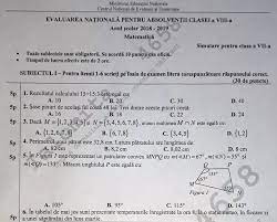 Subiecte istorie simulare bac 2019. Subiecte Simulare MatematicÄƒ Clasa A Vii A Subiectele GrilÄƒ È™i Au FÄƒcut ApariÈ›ia In CerinÈ›ele De Examen Edupedu Ro