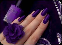 In this video i show how i did these. Deep Purple Purple Acrylic Nails