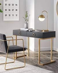 A home office off the kitchen can be concealed with a pocket door. 23 Best Desks For Small Spaces Compact Modern Desks