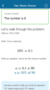 Mathematics App Percents 7 Rp A 3 Students Will Learn To Solve Percent Problems Problems Involving Part Whole Worksheet Template Worksheets Answer Keys