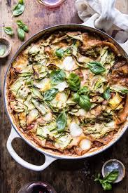 One Pan Zucchini And 3 Cheese Lasagna Half Baked Harvest Recipe Sunday Dinner Recipes One Pot Dinner Cheese Lasagna