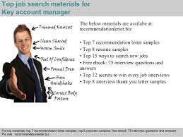 Digital account executive job description pdf free template. Key Account Manager Recommendation Letter
