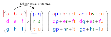 Syarat perkalian matriks a dengan matriks b adalah. Perkalian Matriks 3 X 3 2 X 2 M X N X N X M Idschool