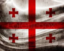 Overalls oder schneehosen super warm. Grunge Flagge Georgien Stock Bild Colourbox