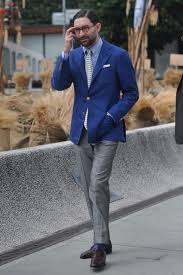 Black Blazer Grey Pants Blue Shirt Pin By Gregg Ushiroda On Fashion Gents Blue Jacket Style Sports Fashion Men Older Mens Fashion