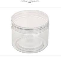 350ml Plastic Transparent Wide Mouth Sealed Pet Jar for kitchen Storage with Cover