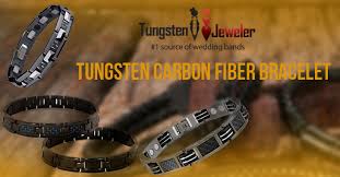Comfort fit 8mm tungsten carbide wedding ring with black/blue carbon fiber inlay. Tungsten Carbon Fiber Bracelet The Story Behind The Strength Tungstenjeweler Com