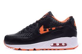 Nike Air Max 90 Limited Edition Women Black White Orange Running Shoes Sneakers Men Fashion Running Shoes For Men Running Shoes Fashion