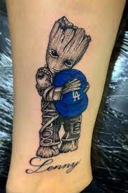 .tattoo scully tattoo dodgers tattoo on shoulder dodger girls la ink tattoo designs la dodgers font tattoo baseball bat tattoo small baseball tattoos not a fan tattoo. Tattoo Uploaded By Isaac Bergendahl Baby Groot Dodgers Fan 1042833 Tattoodo