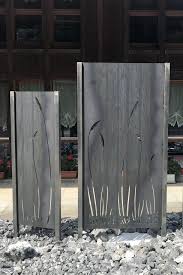 Sichtschutzwand Aus Cortenstahl Muro Sichtschutz Sichtschutzwand Cortenstahl Corten Handwerk Kunsthandwerk Taa Sichtschutzwande Sicht Gartengestaltung