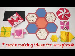Keep reading to learn how you can turn these cards into a fun, interactive mini album. How To Make Cards For Scrapbook How To Make Scrapbook Pages Diy Scrapbook Cards Youtub How To Make Scrapbook Handmade Cards For Boyfriend Scrapbook Cards