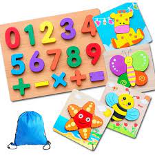 From geography to habitats, parts of the body and more, this educational toy can help kids become familiar with just about anything. Wooden Learning Puzzles Numbers And Animal Jigsaw For Toddlers Babies 1 2 3 4 5 Years Educational Toys Planet