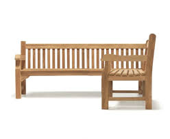 If you are looking for creative garden bench ideas, then check out these 20 diy's that you can easily create if you have a large garden at your residence, then you know how benches can enhance the. Balmoral Chunky Corner Garden Bench 5 6 Seater Right Orientation