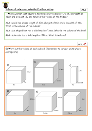 Volume Of Cuboids Differentiated Problem Solving