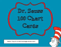 Dr Seuss Themed 100 Chart Cards